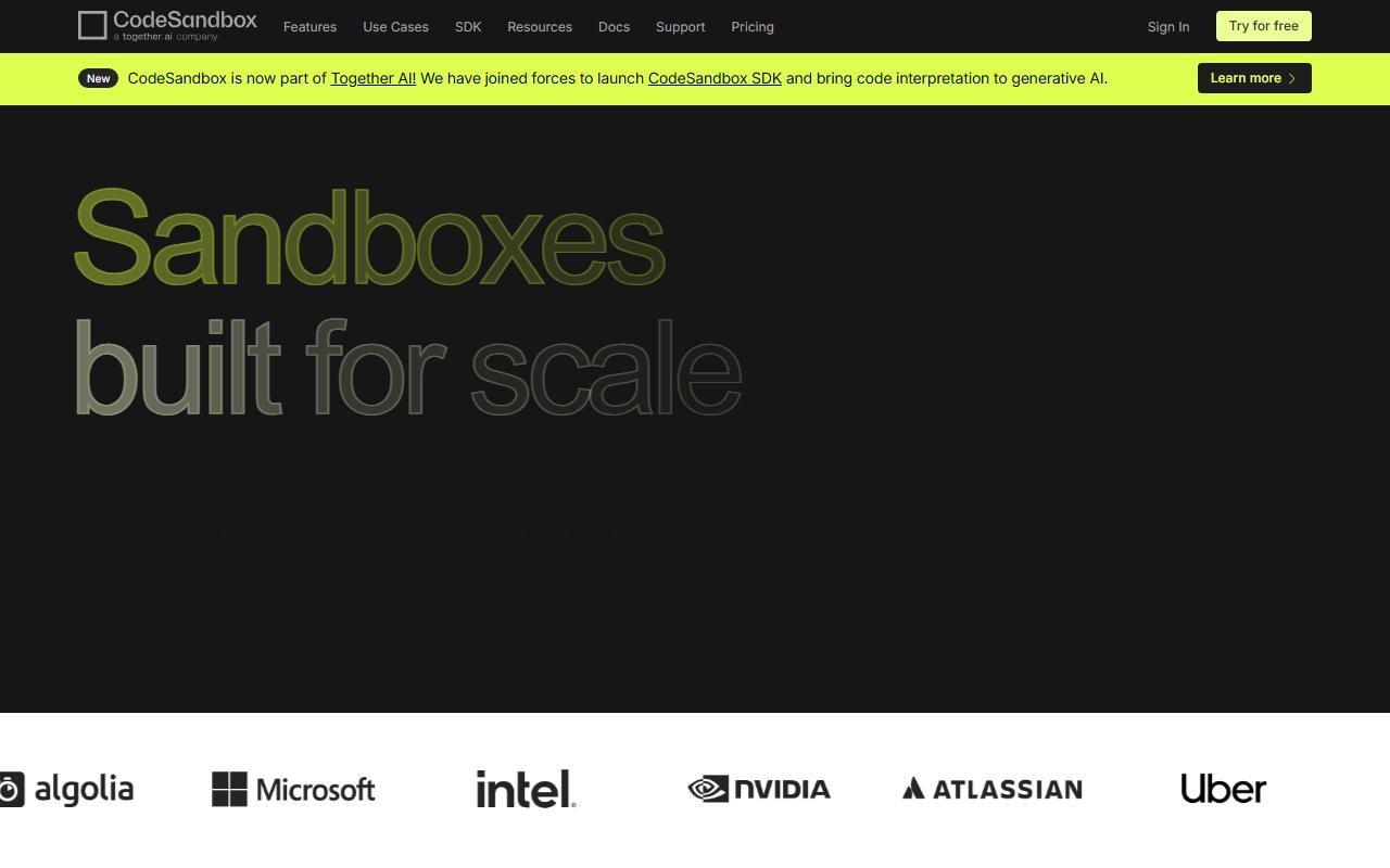 CodeSandbox preview 1