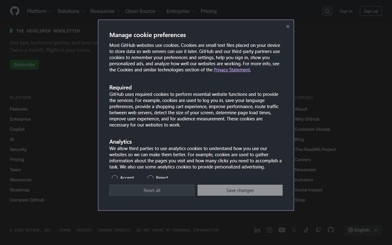 GitHub preview 1