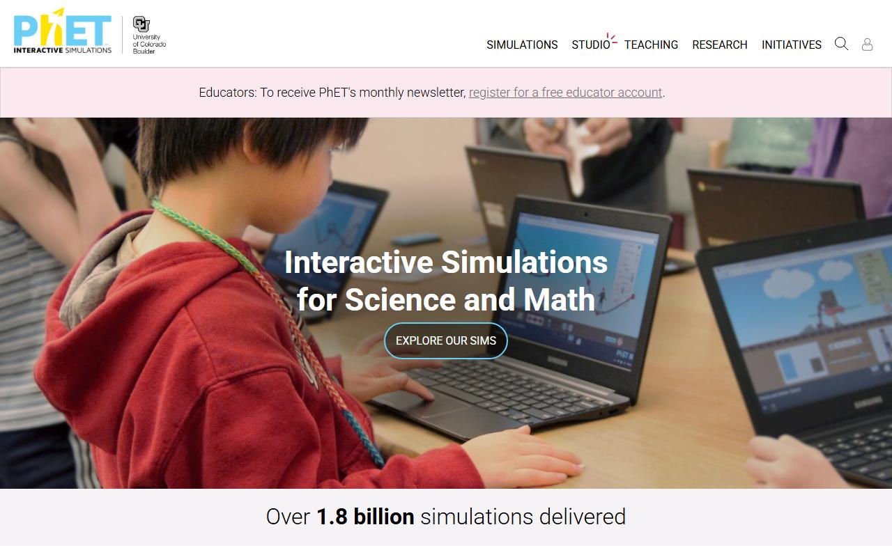 PhET Simulations preview 1