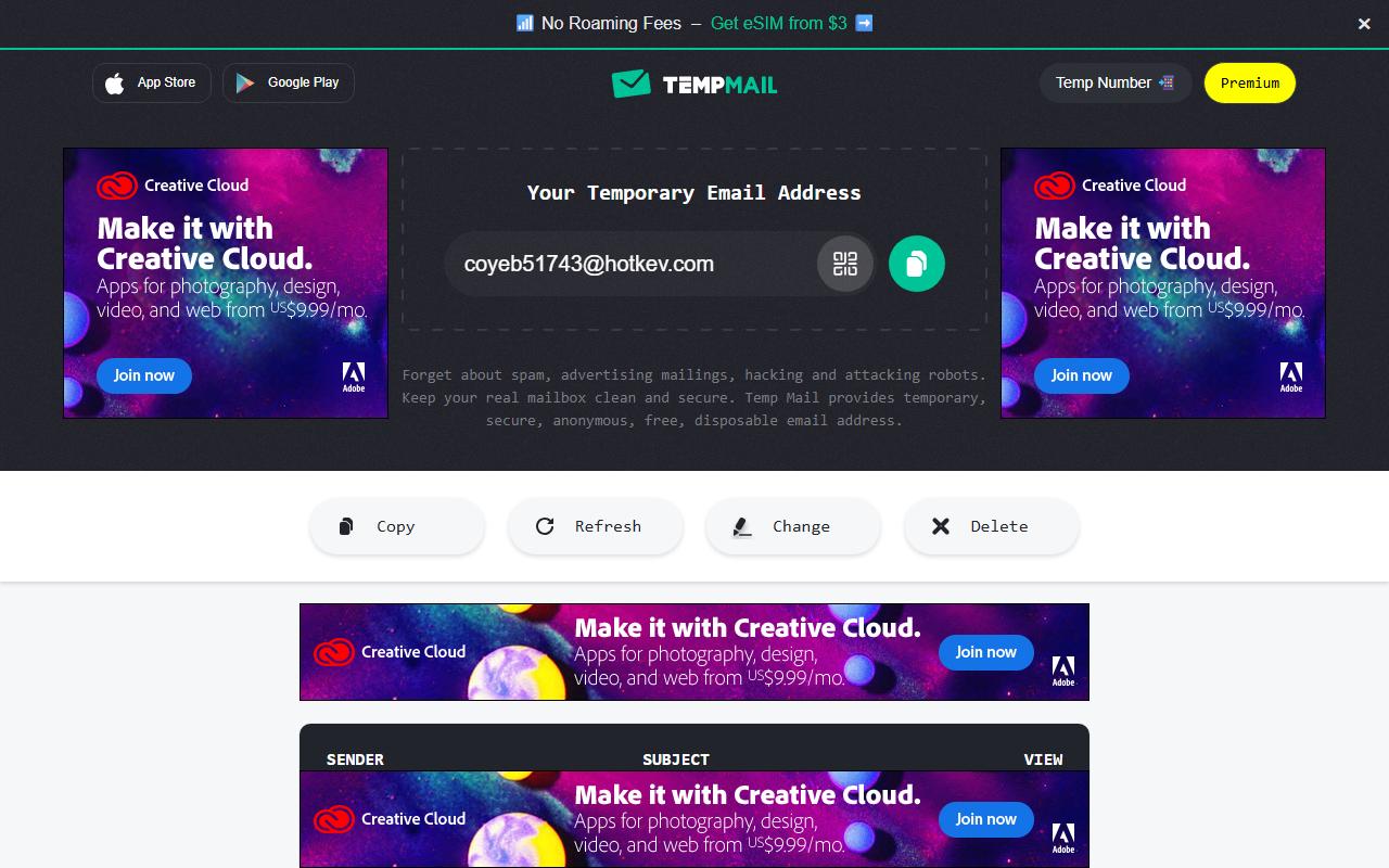 Temp Mail preview 1