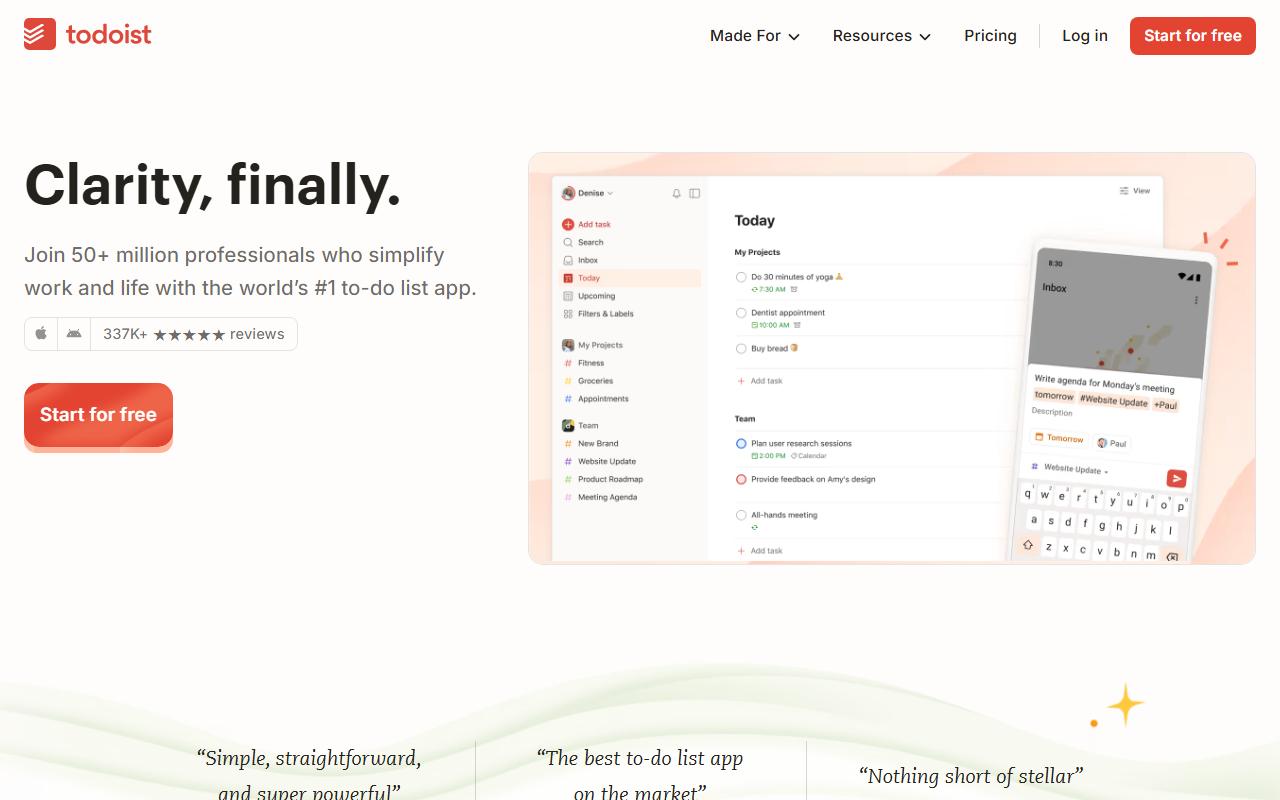 Todoist preview 1